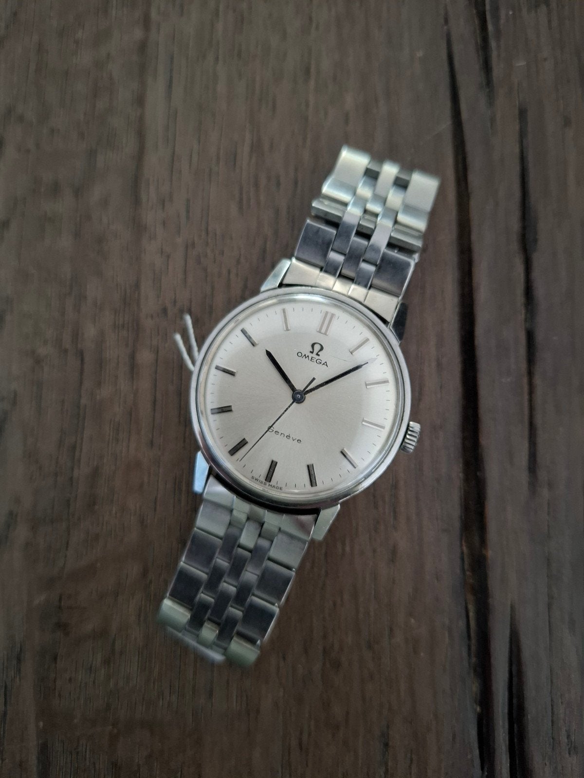 Omega Seamaster Geneve, Ophalen of Verzenden, Staal, Omega, 1960 of later