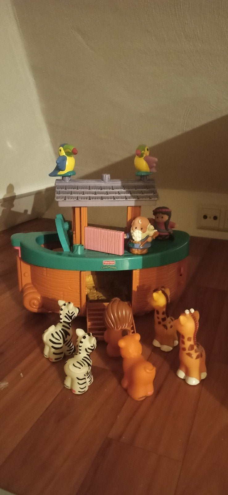Fisher-Price Little People Noah's Ark met dieren, Ophalen of Verzenden, Gebruikt, Jongen of Meisje
