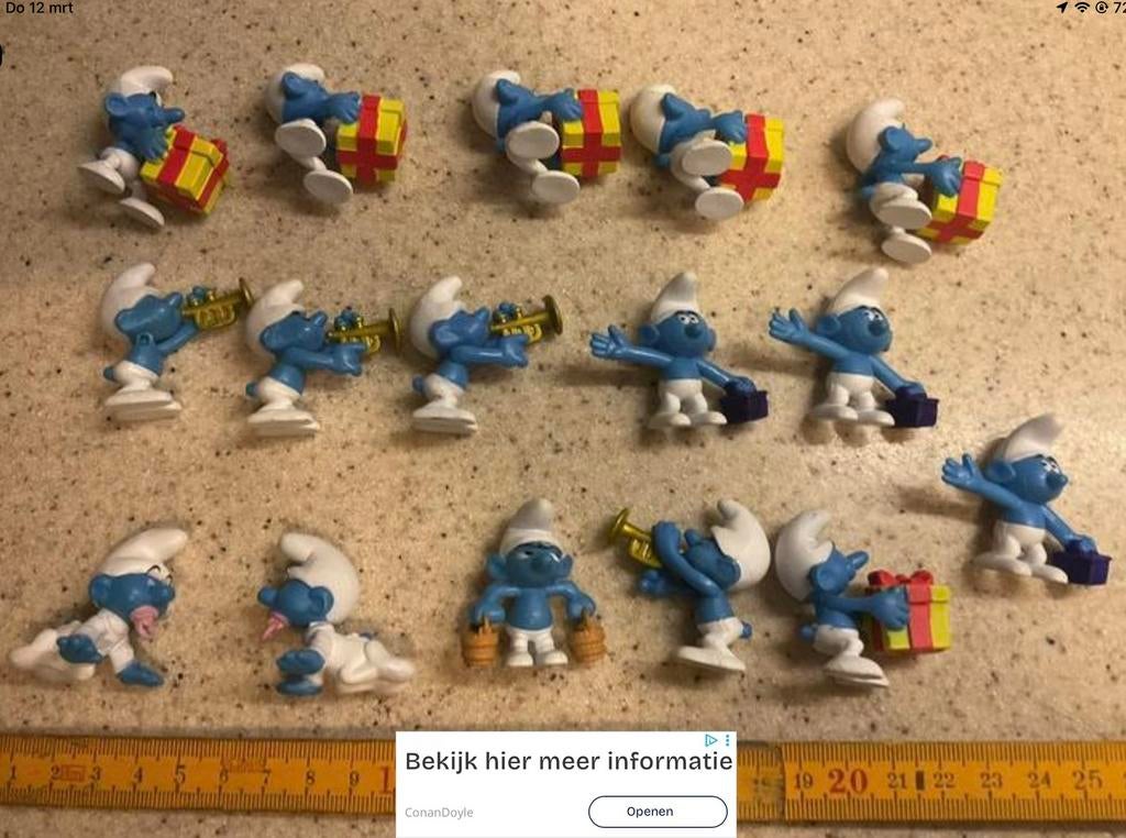 AH Smurfen, Verzamelen, Ophalen of Verzenden, Zo goed als nieuw, Verschillende Smurfen