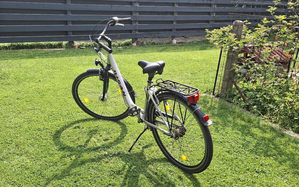 Damesfiets 7 versnellingen frame 54 terugtraprem + handrem, Terugtraprem, Versnellingen, Ophalen, Overige merken