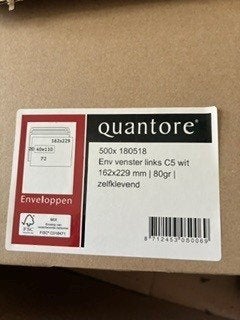 doos vensterenveloppen, Ophalen, Envelop