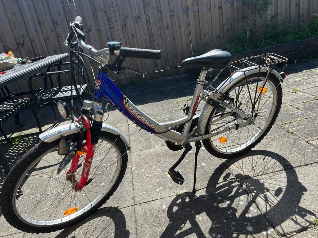 Kinderfiets pegasus 24 inch, Overige merken, Gebruikt, Ophalen of Verzenden, Terugtraprem