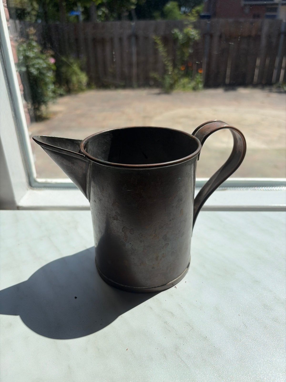 Antieke Koperen Maatbeker / Schenkkan, Ophalen of Verzenden, Koper