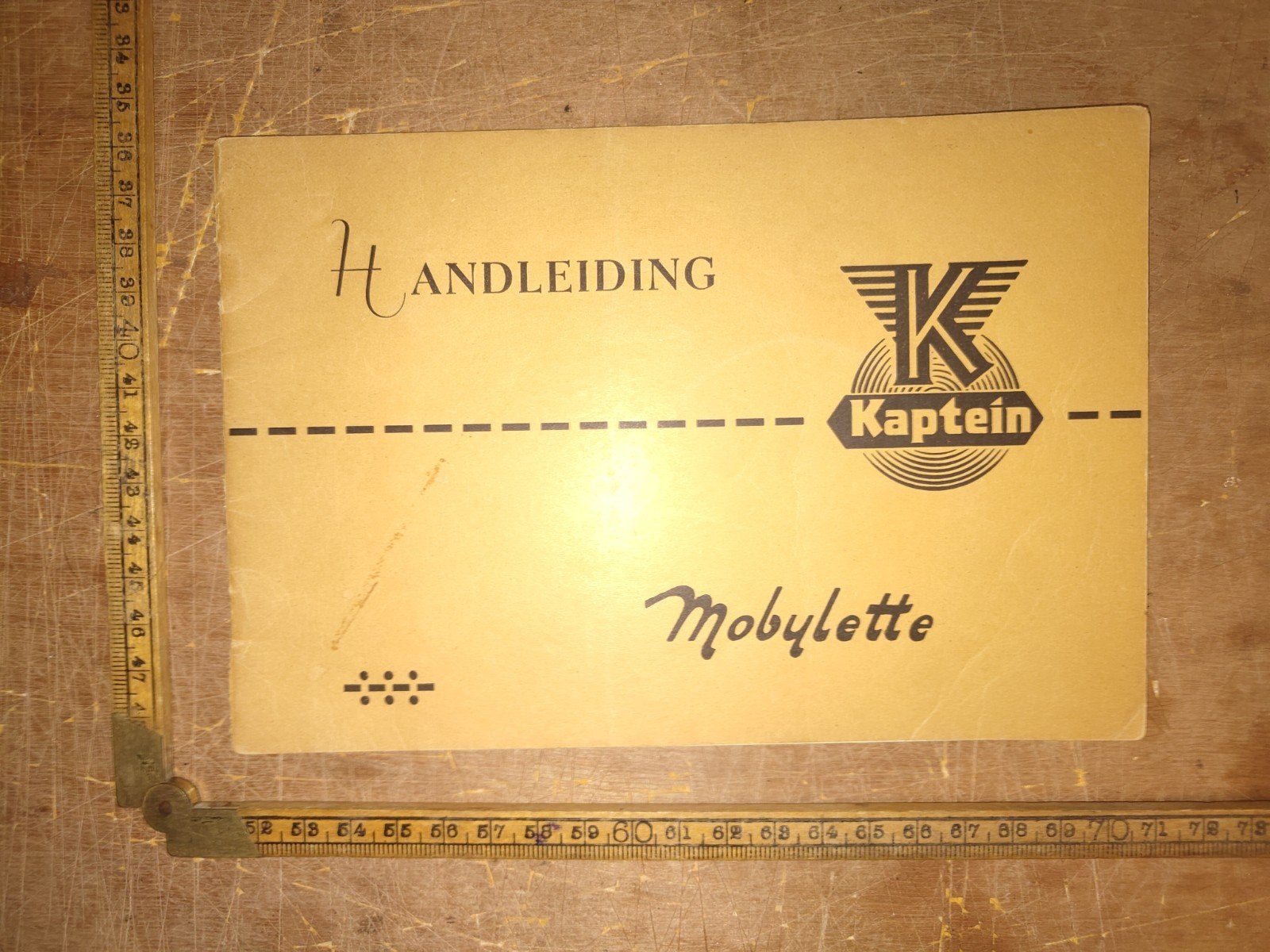 Handleiding Kapitein Mobylette Robuust 1959, Ophalen of Verzenden, Gebruikt