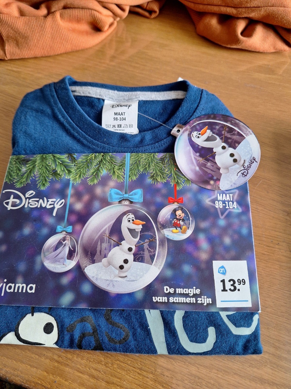 nieuwe kinder pyjama Disney maat 98/104, Ophalen of Verzenden, Nieuw, Meisje, Nacht- of Onderkleding