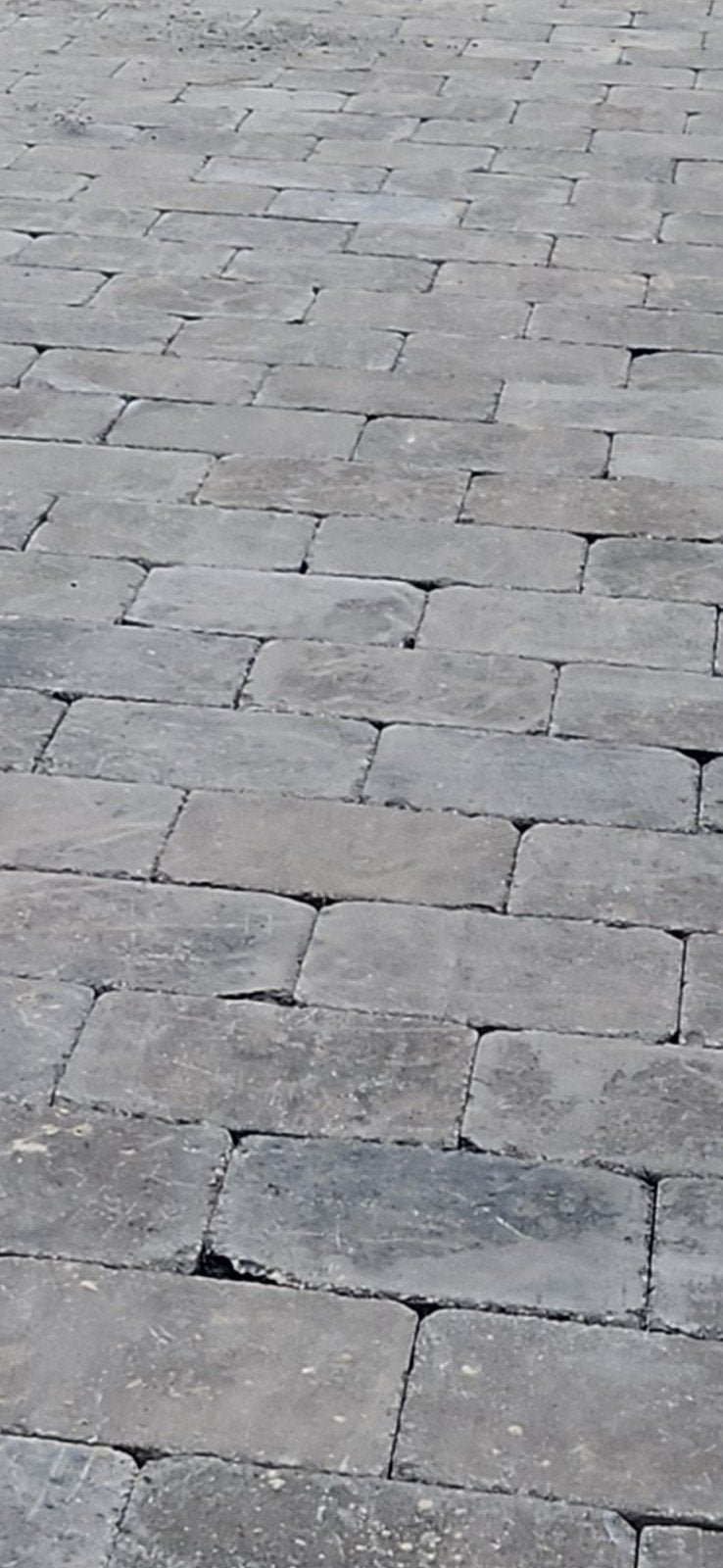 30 m2 nieuw trommelsteen antraciet oud drachten, Ophalen, Nieuw, Beton, Klinkers