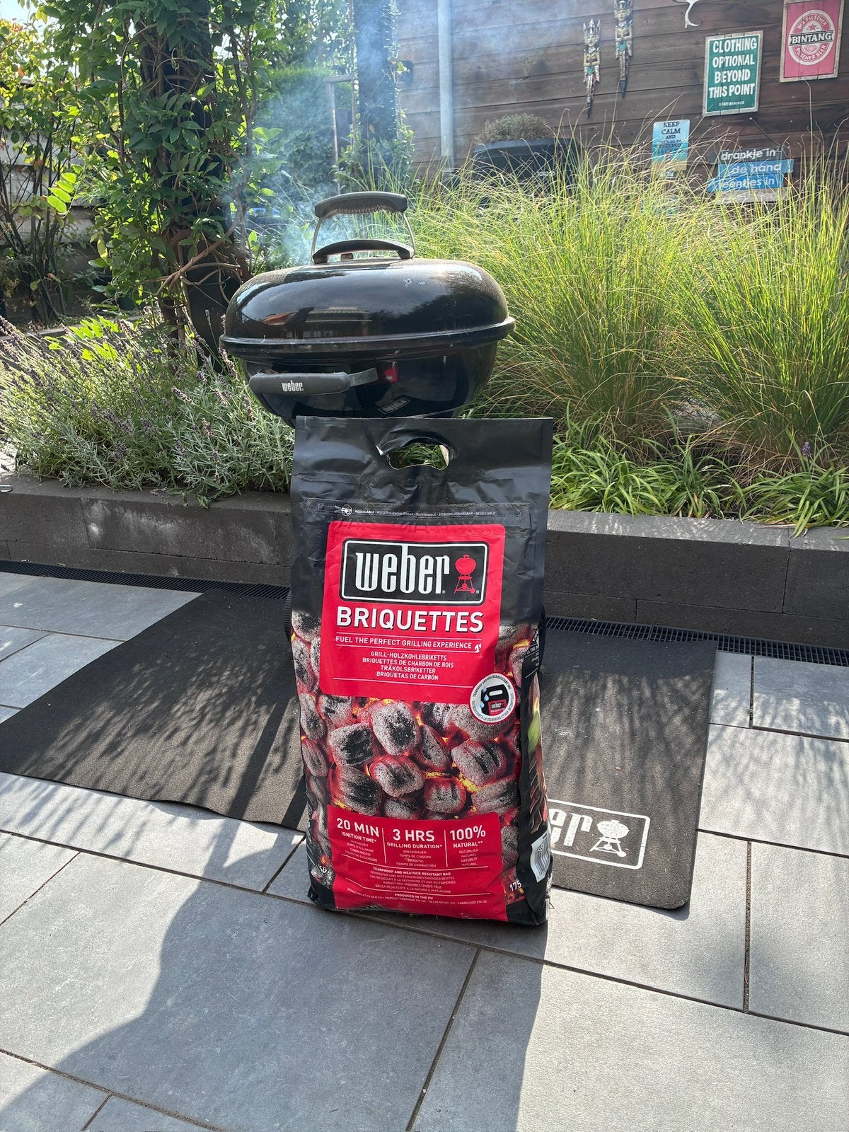 Weber BBQ en Weber briketten 8 kg en meer, Ophalen, Gebruikt