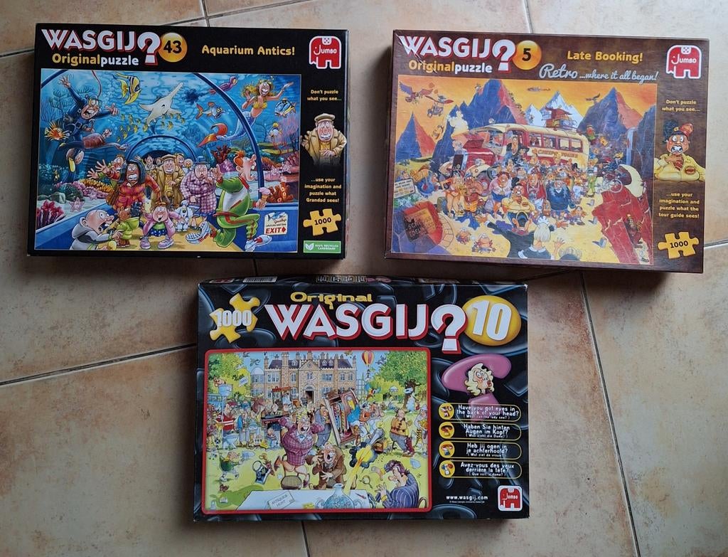 Wasgij puzzels zgan, Ophalen of Verzenden, 500 t/m 1500 stukjes, Zo goed als nieuw