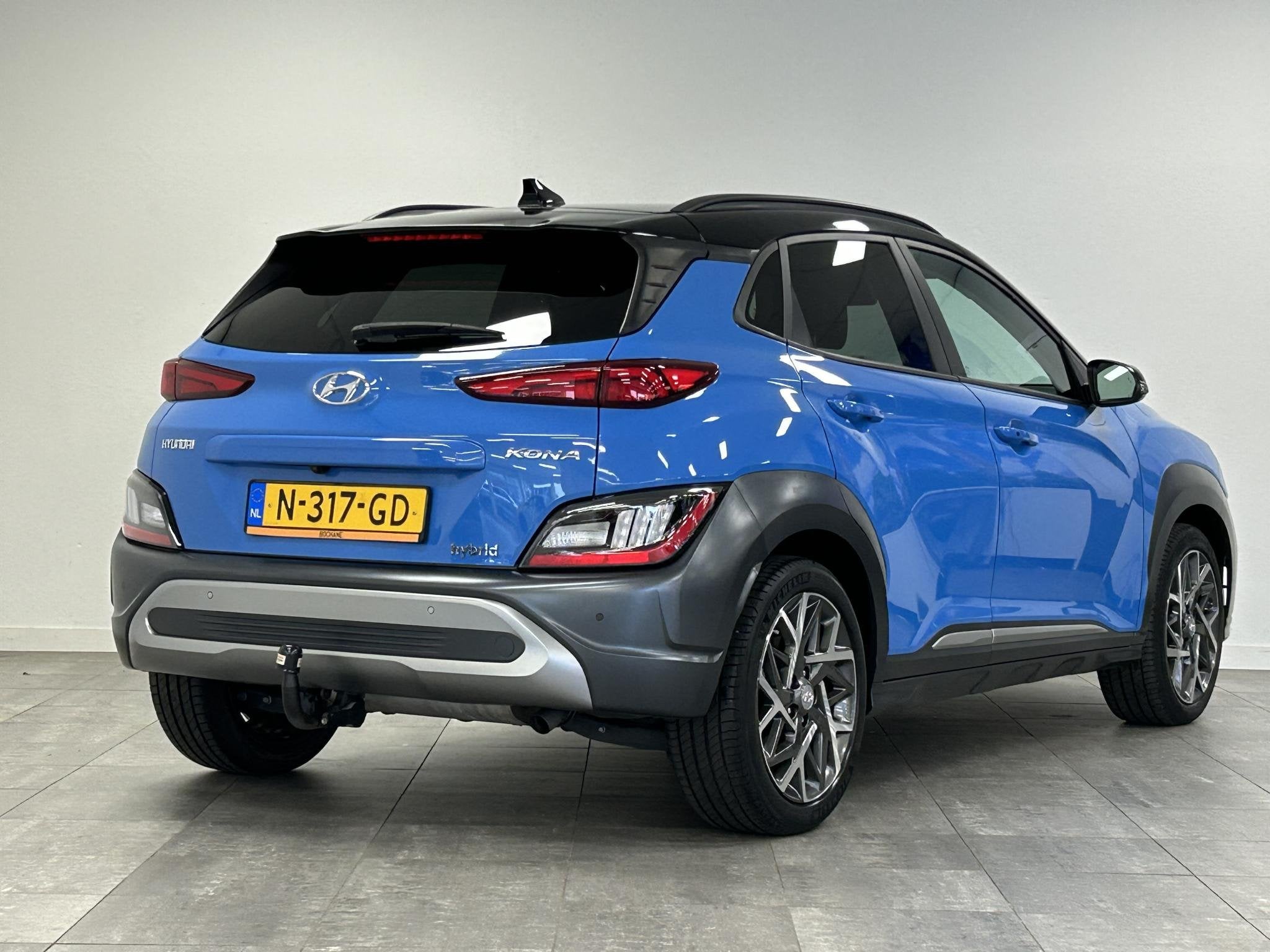 Hyundai Kona 1.6 GDI HEV Premium | HUD | NAVI | CAMERA | LED, Auto's, Dealer onderhouden, Gebruikt, Euro 6, 2 kWh
