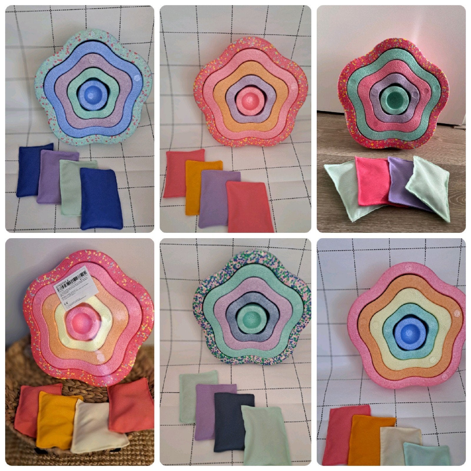 stepping stones mét of zonder pittenzakjes, Kinderen en Baby's, Speelgoed | Bouwstenen, Ophalen of Verzenden, Nieuw