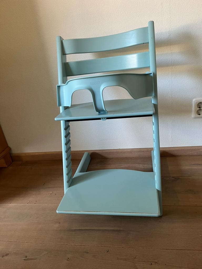 BLAUWE Stokke tripp trapp, Ophalen, Gebruikt, Meegroeistoel