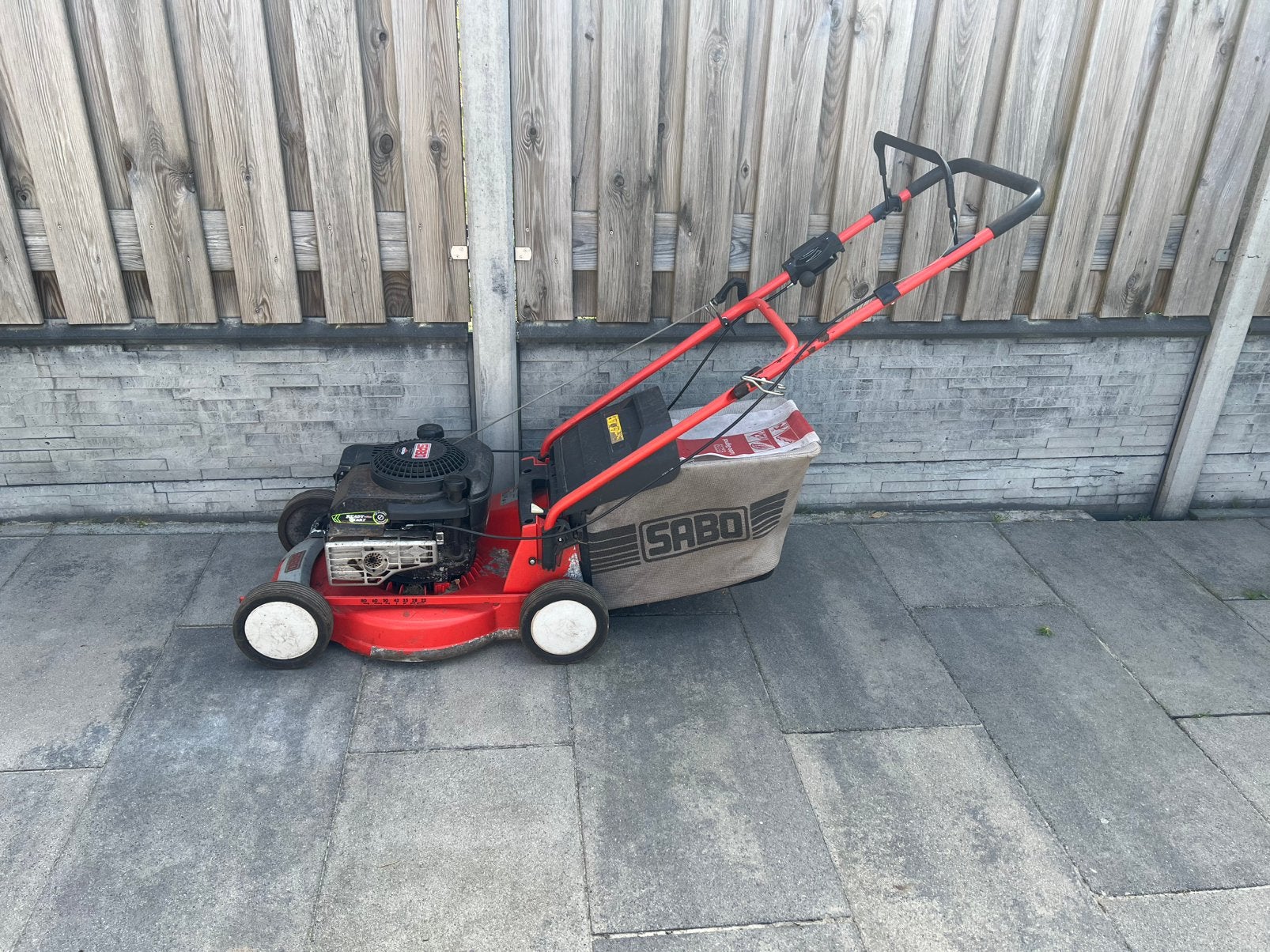Sabo grasmaaier voor de handige harry, Ophalen, Gebruikt, Benzine-grasmaaier