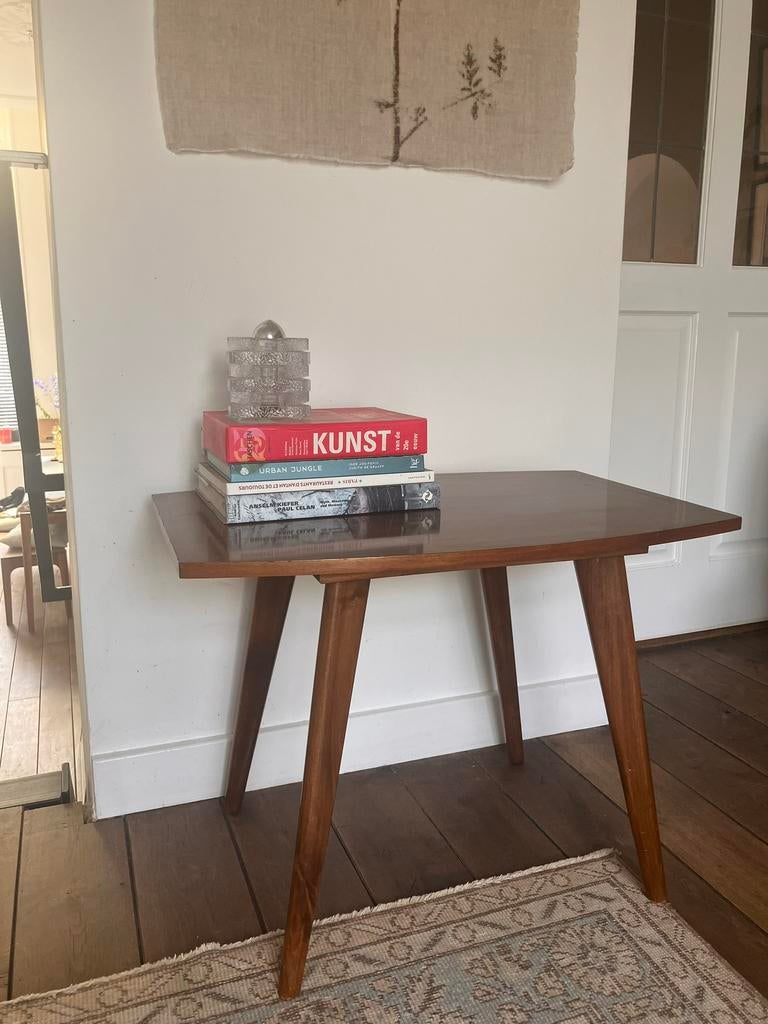 Vintage mid century bijzettafel / plantentafel, Ophalen of Verzenden