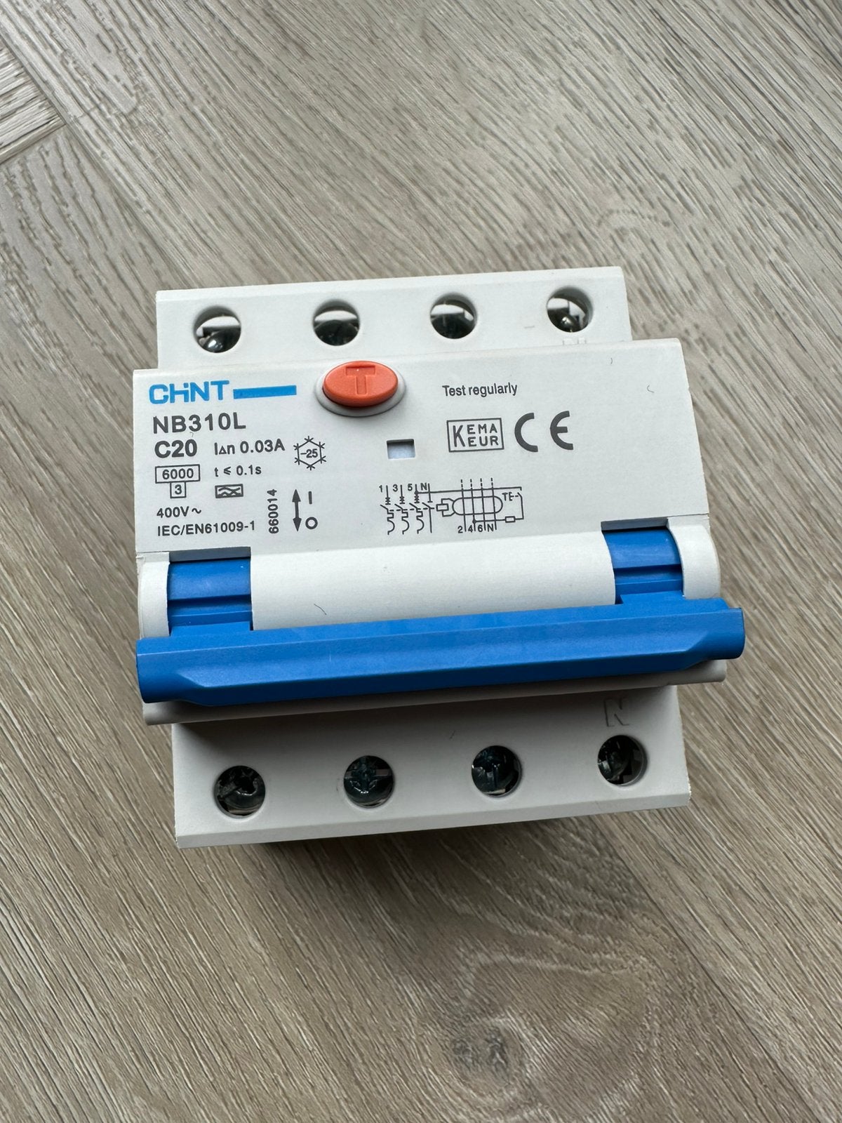 Aardlekautomaat Chint c20 (oa tbv laadpaal), Ophalen of Verzenden, Nieuw