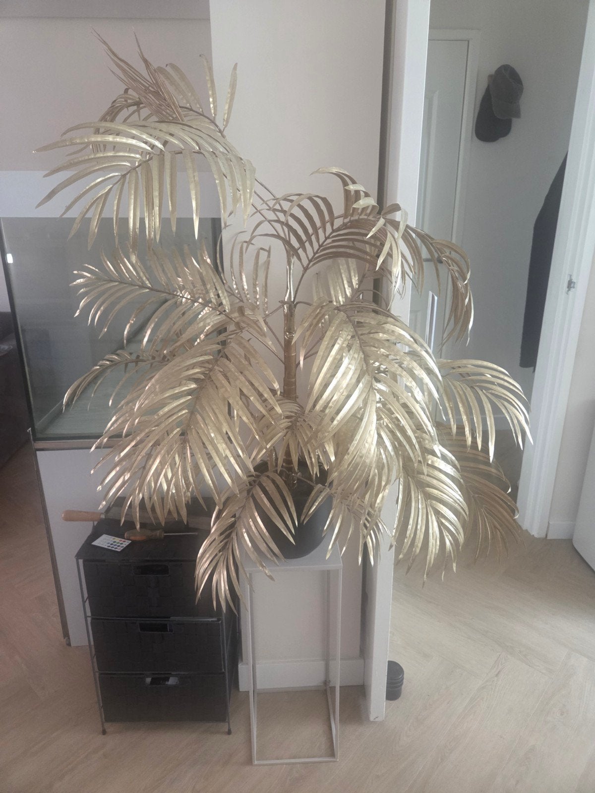 Gouden Kunstpalmplant - Luxe Decoratie, Ophalen, Binnen, Gebruikt, Onderhoudsvrij