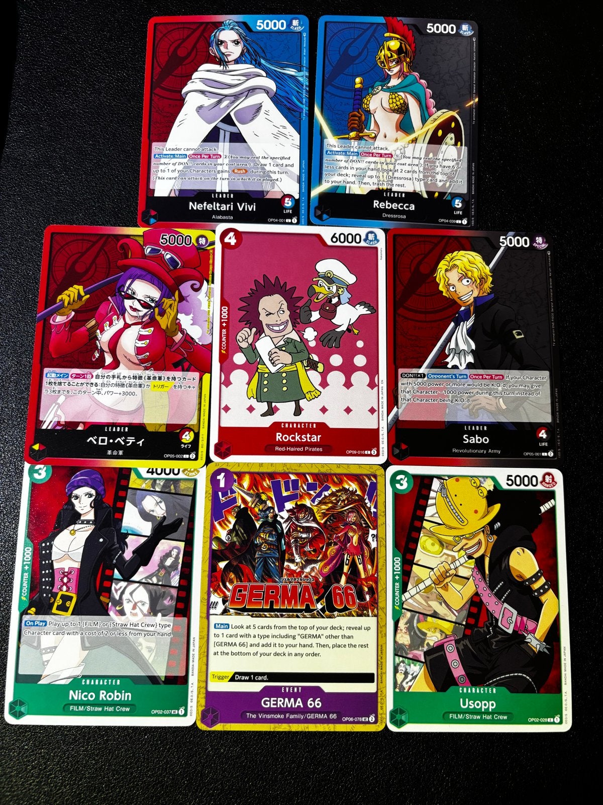 One Piece Kaarten - Diverse Collectie (8 stuks), Hobby en Vrije tijd, Verzamelkaartspellen | Overige, Ophalen of Verzenden, Zo goed als nieuw