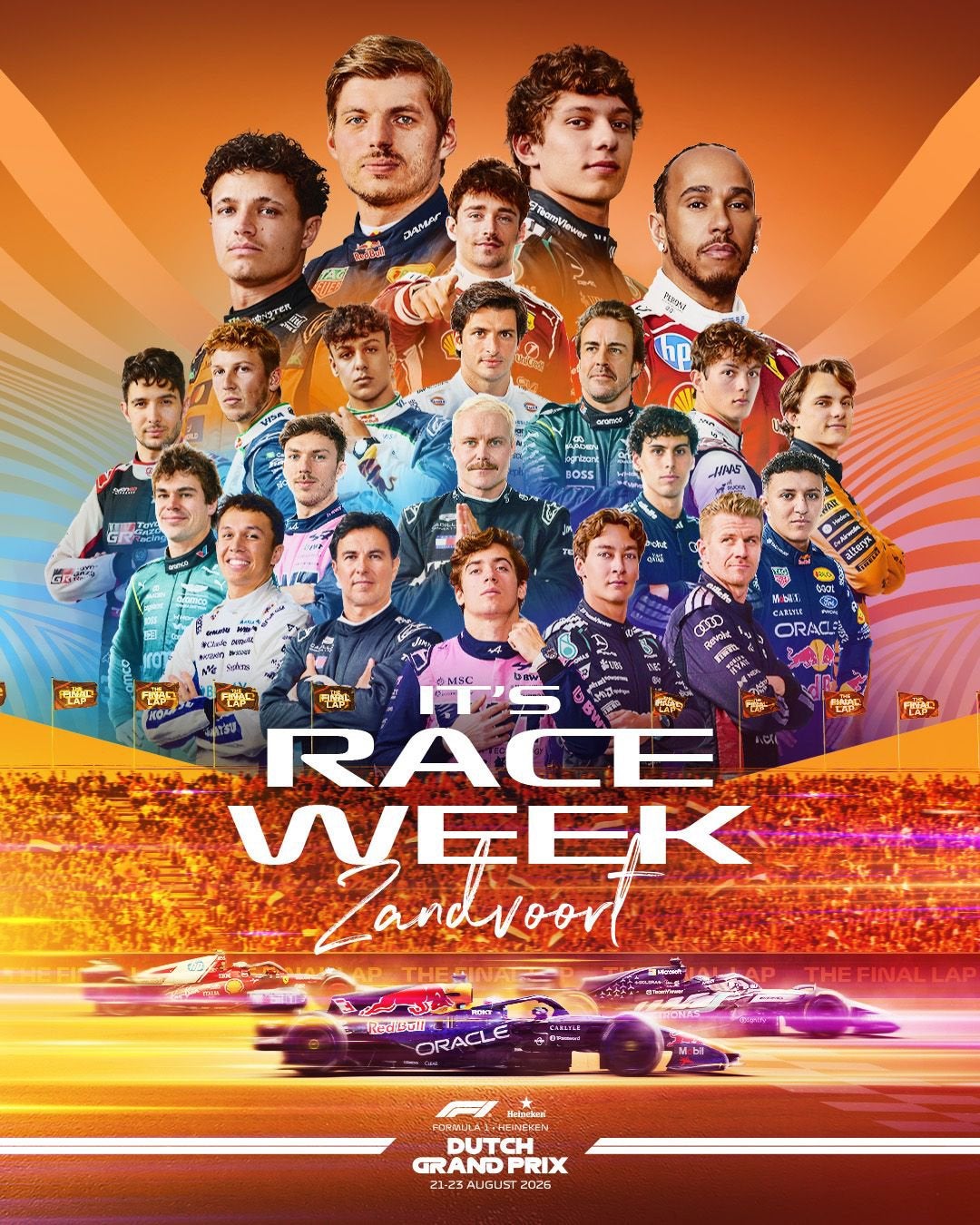 F1 Zandvoort Ben Pon grandstand., Ophalen of Verzenden, Zo goed als nieuw, Formule 1