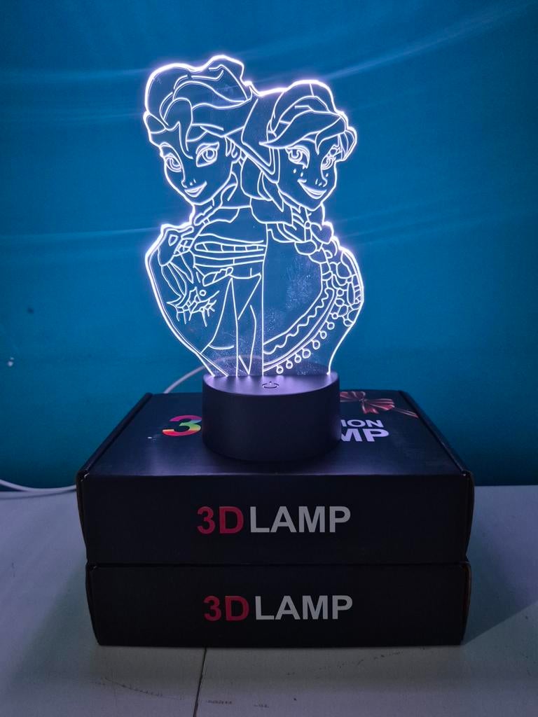 Frozen 3d lamp, Ophalen of Verzenden