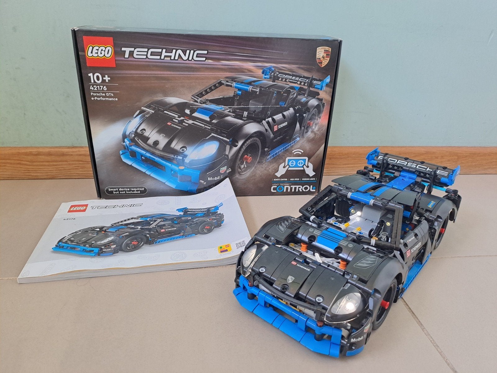 Lego Technic Porsche GT4 (42176) remote control 10+, Ophalen, Lego, Zo goed als nieuw, Complete set
