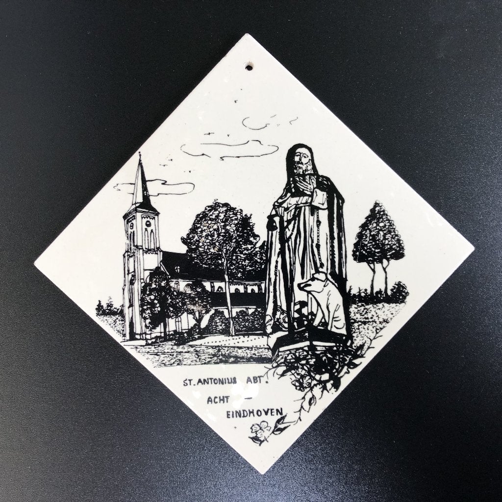 Tegeltje St. Antonius Abt - Acht Eindhoven, Ophalen of Verzenden, Nieuw