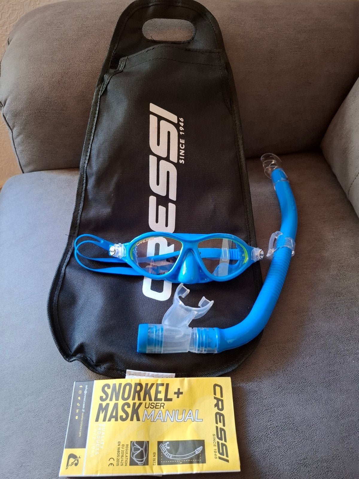 Cressi Snorkelset kids, Ophalen, Nieuw, Snorkelset