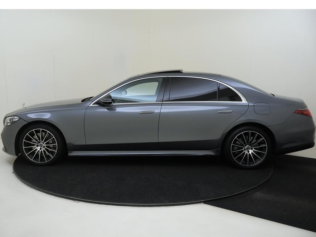 Mercedes-Benz S-klasse 580 e Lang / AMG/ 20 inch/ Night/ Aug, Achterwielaandrijving, Gebruikt, Euro 6, 510 pk