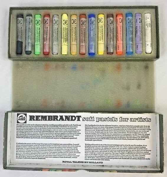 Talens Rembrandt Pastels for Artists Set 15 Stuks Vintage, Coolsingel 104, 3011 AG Rotterdam, Netherlands, Verzenden, Overige typen