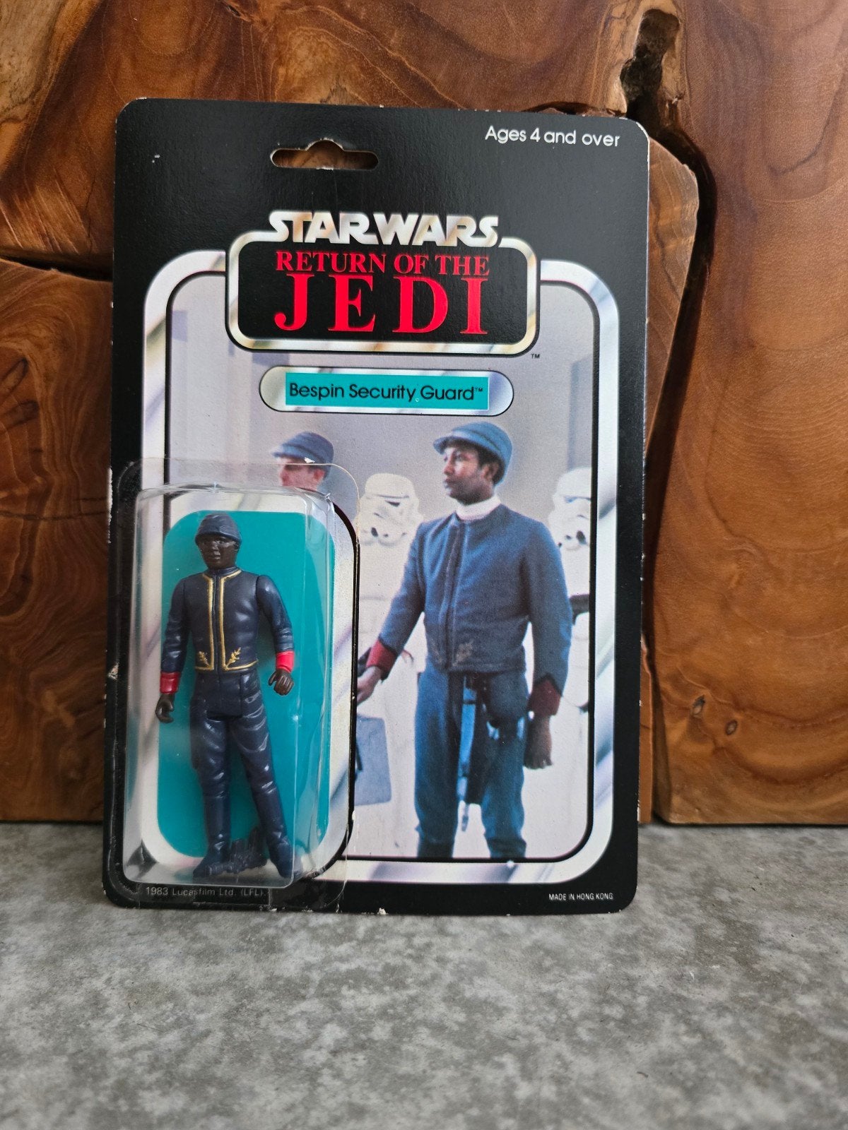 Star Wars Vintage Moc Palitoy Bespin Security Guard 45 Back, Ophalen of Verzenden, Zo goed als nieuw, Actiefiguurtje