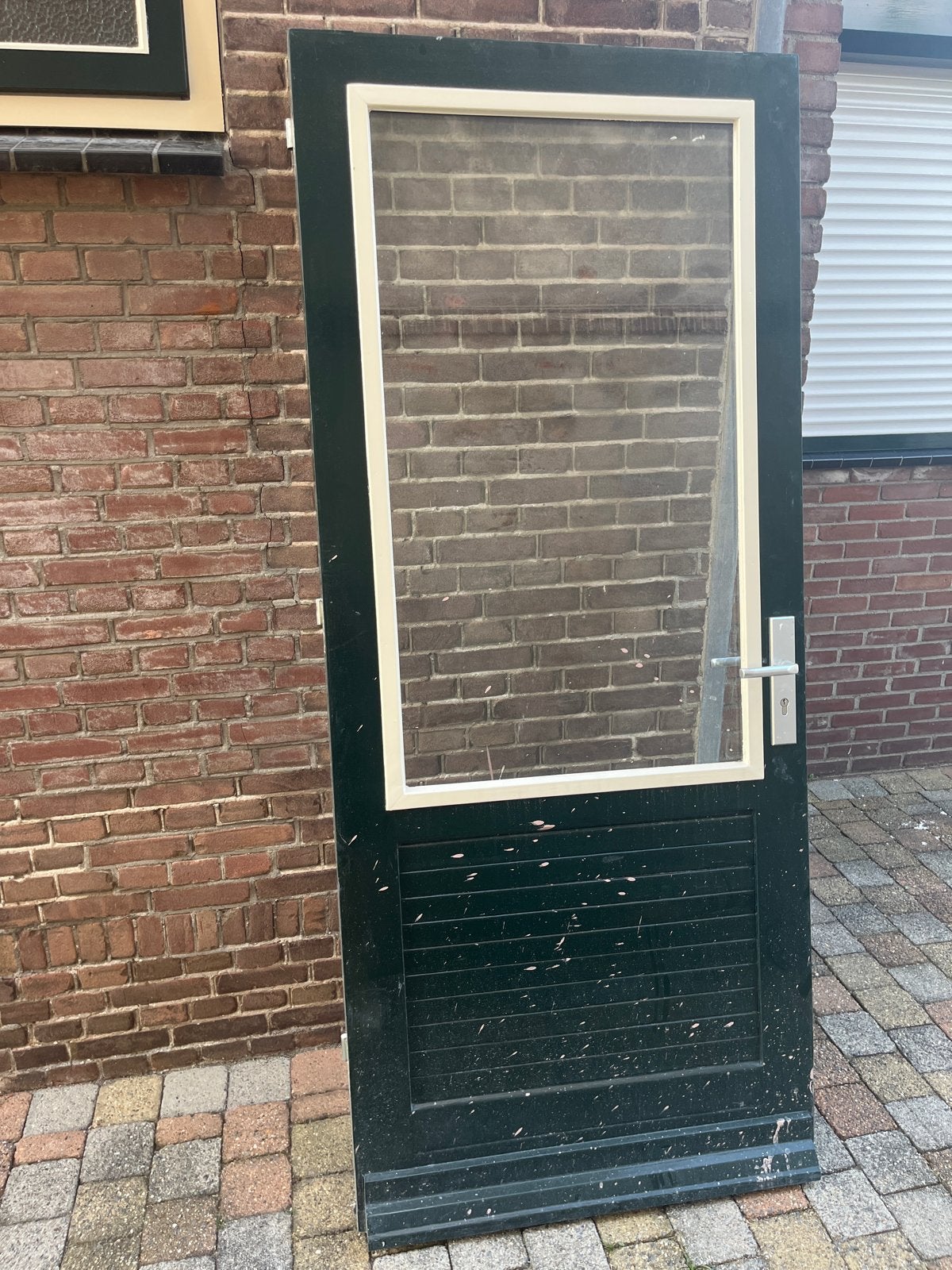Schitterende buitendeur - Zo goed als nieuw, 80 tot 100 cm, 215 cm of meer, Ophalen of Verzenden, Buitendeur