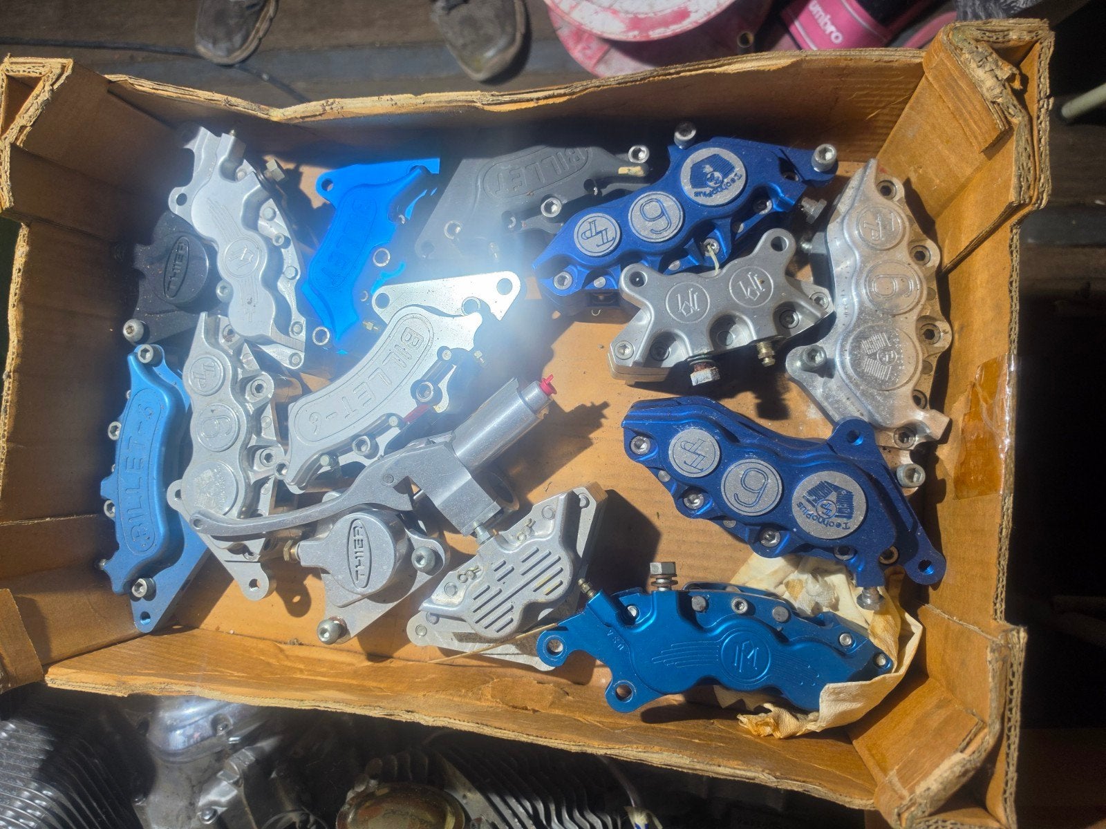 Diverse remklauwen voor motoren, Ophalen of Verzenden, Gebruikt, Universele onderdelen