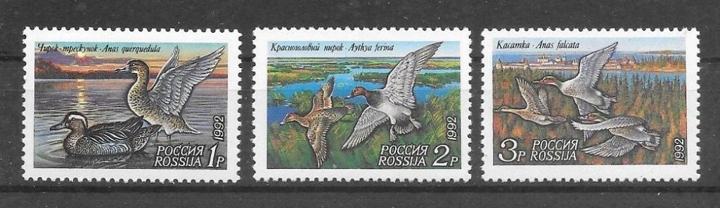 Rusland 1992  Eenden, Verzenden, Postfris