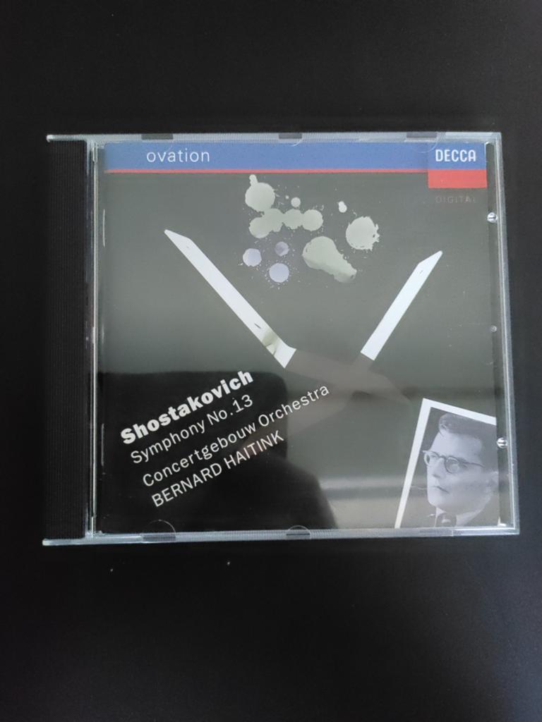 Shostakovich symfonie # 13 Babi Yar - Bernard Haitink, Ophalen of Verzenden, Modernisme tot heden, Gebruikt, Orkest of Ballet