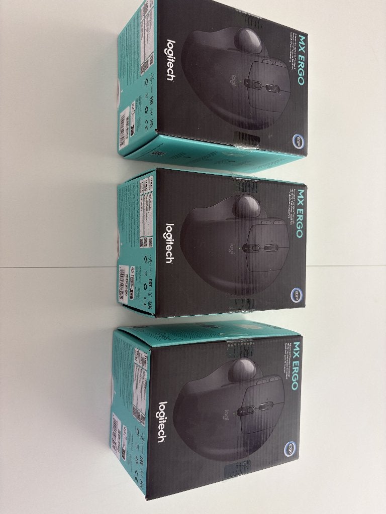 Logitech MX Ergo muis, Computers en Software, Rechtshandig, Muis, Ergonomisch, Nieuw