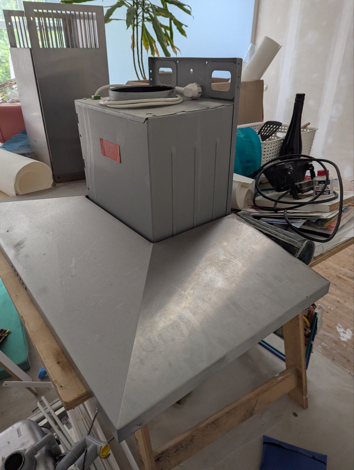 Gratis af te halen - Afzuigkap 90 cm, Ophalen, Gebruikt, Wandschouwkap, Motor