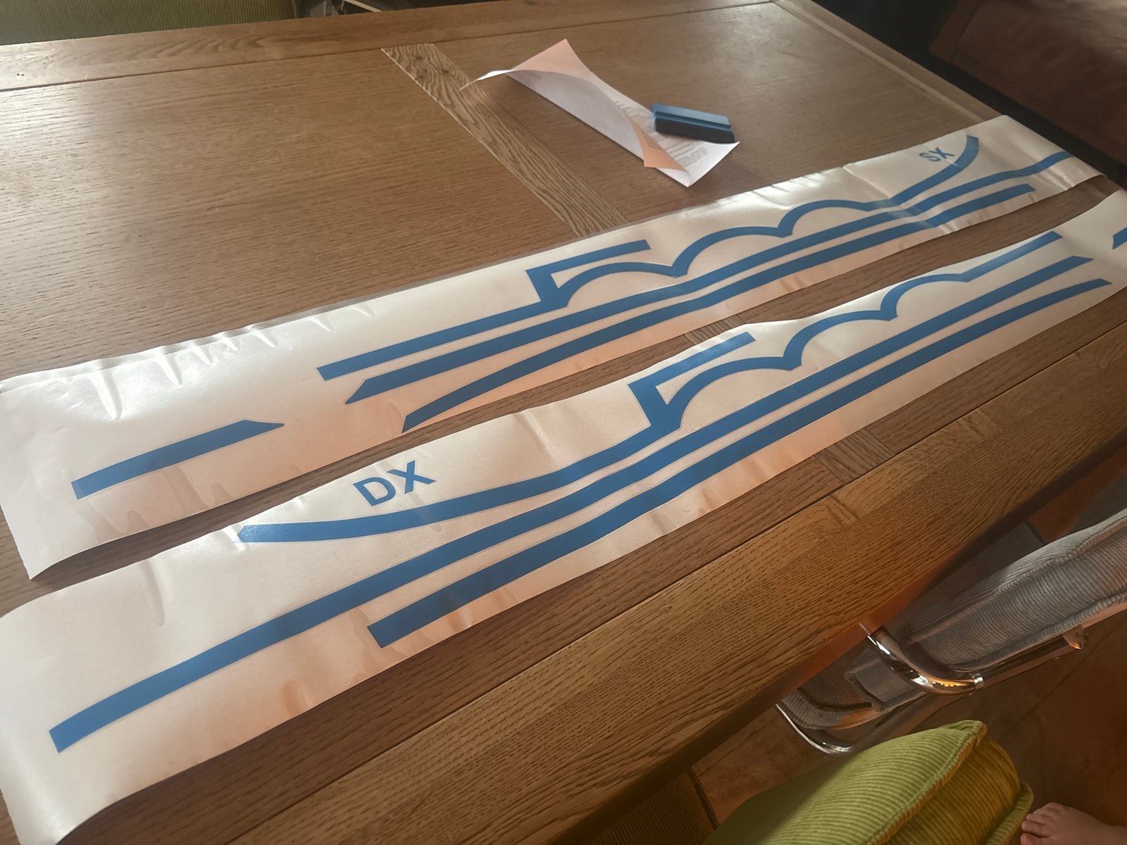Nieuwe Auto Zijstrepen Stickers / stripingset Fiat 500, Ophalen of Verzenden