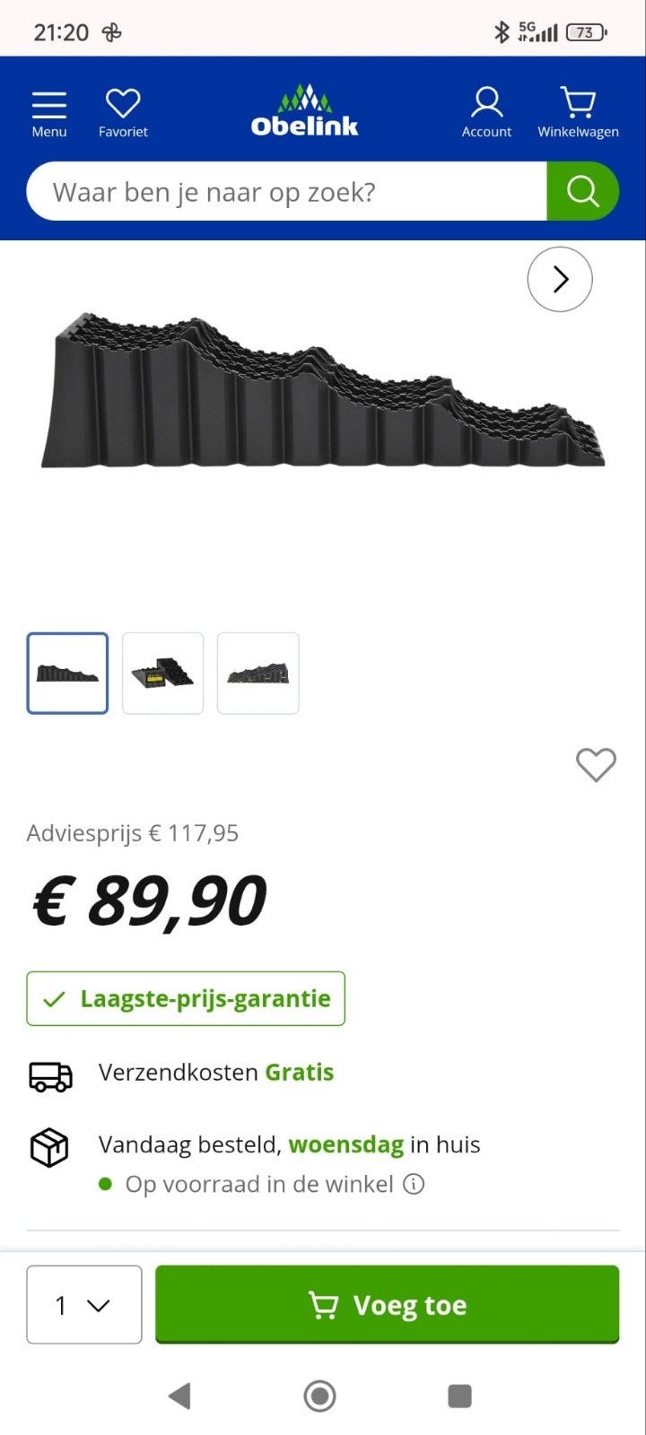 Milenco quatro oprijbokken, level systeem zo goed als nieuw, Ophalen, Zo goed als nieuw, Minder dan 5 meter