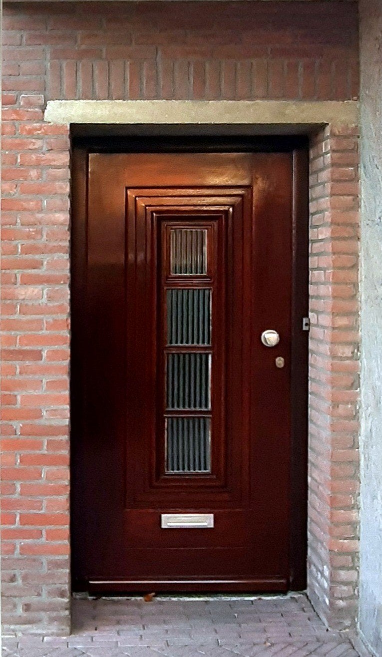 hardhouten voordeur, Ophalen, Gebruikt, 80 tot 100 cm, Buitendeur