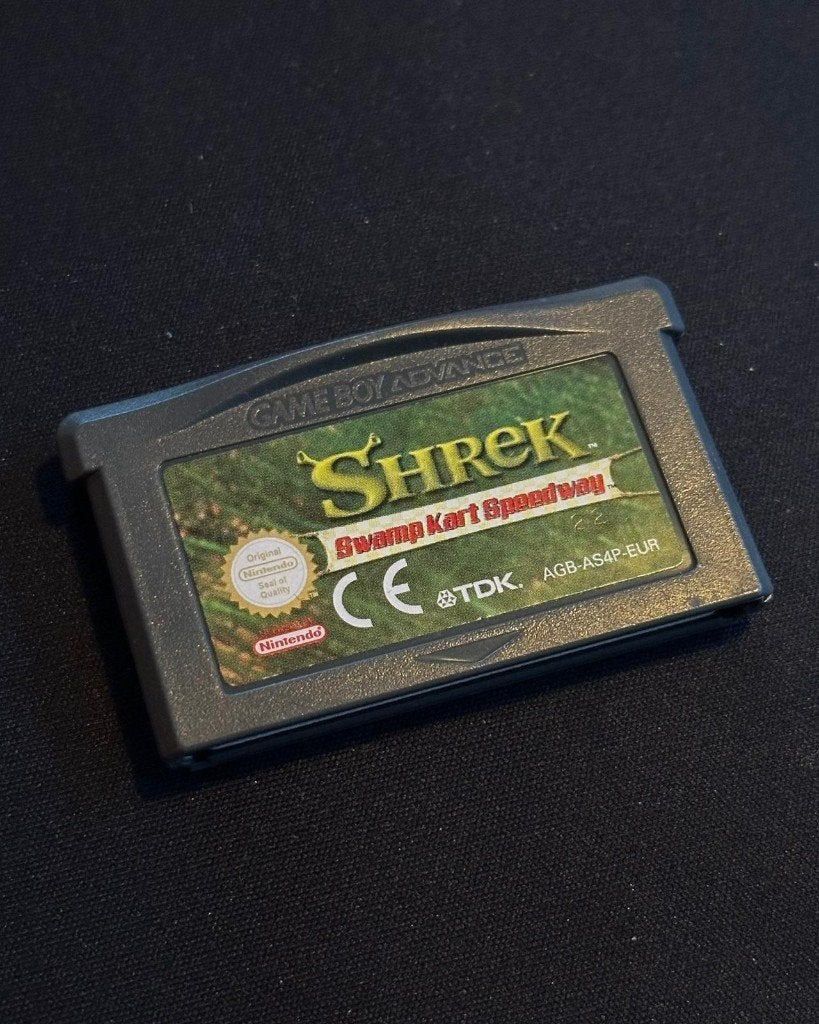 Shrek: Swamp Kart Speedway - Game Boy Advance/GBA, Racen en Vliegen, Ophalen of Verzenden, Zo goed als nieuw, Gekoppelde computers