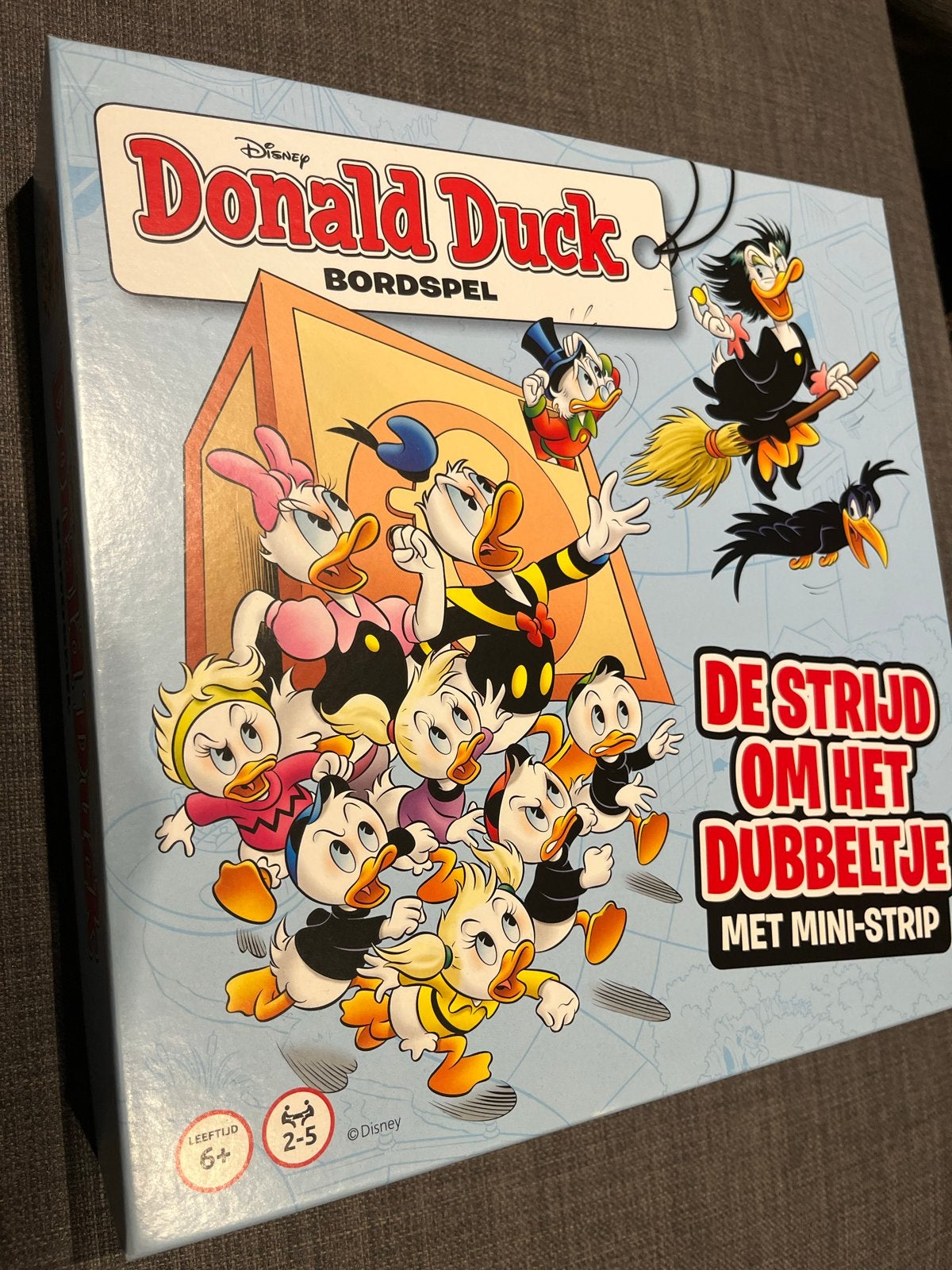 Donald Duck Bordspel, als nieuw, Hobby en Vrije tijd, Drie of vier spelers, Ophalen, Zo goed als nieuw