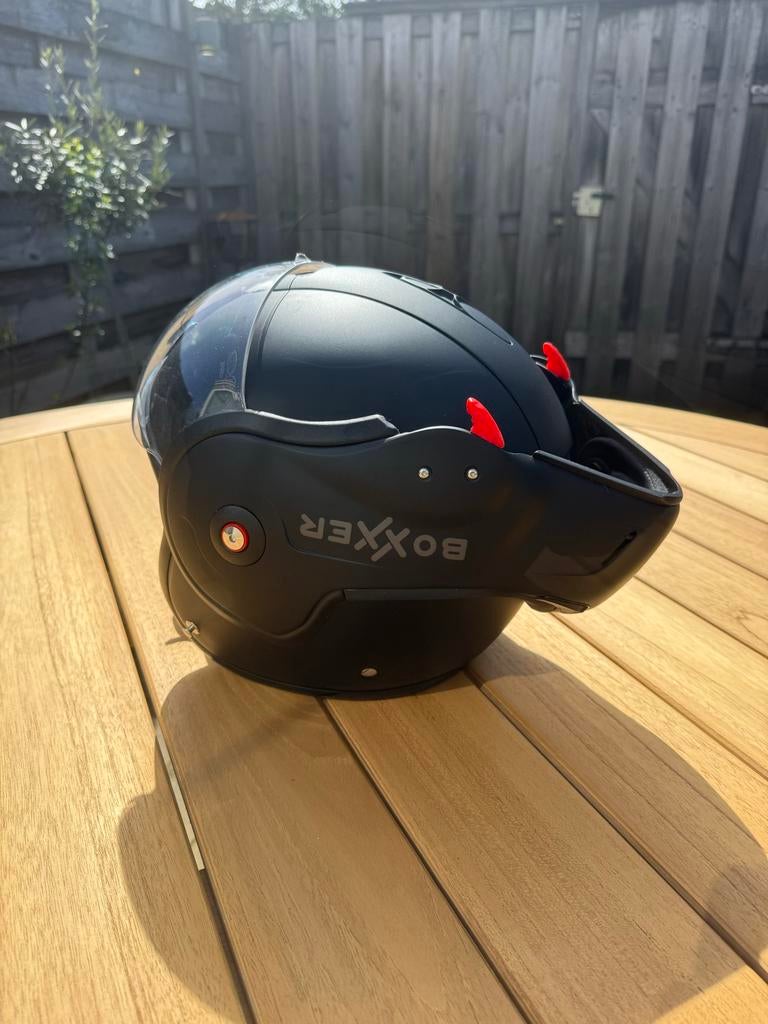 Boxxer r09 integraalhelm - Mat Zwart, Motoren, Heren, Integraalhelm, Tweedehands, Ophalen