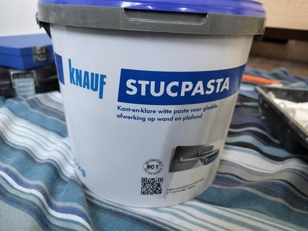 Knauf Stucpasta - Kant-en-klare witte pasta, Doe-het-zelf en Verbouw, Ophalen of Verzenden
