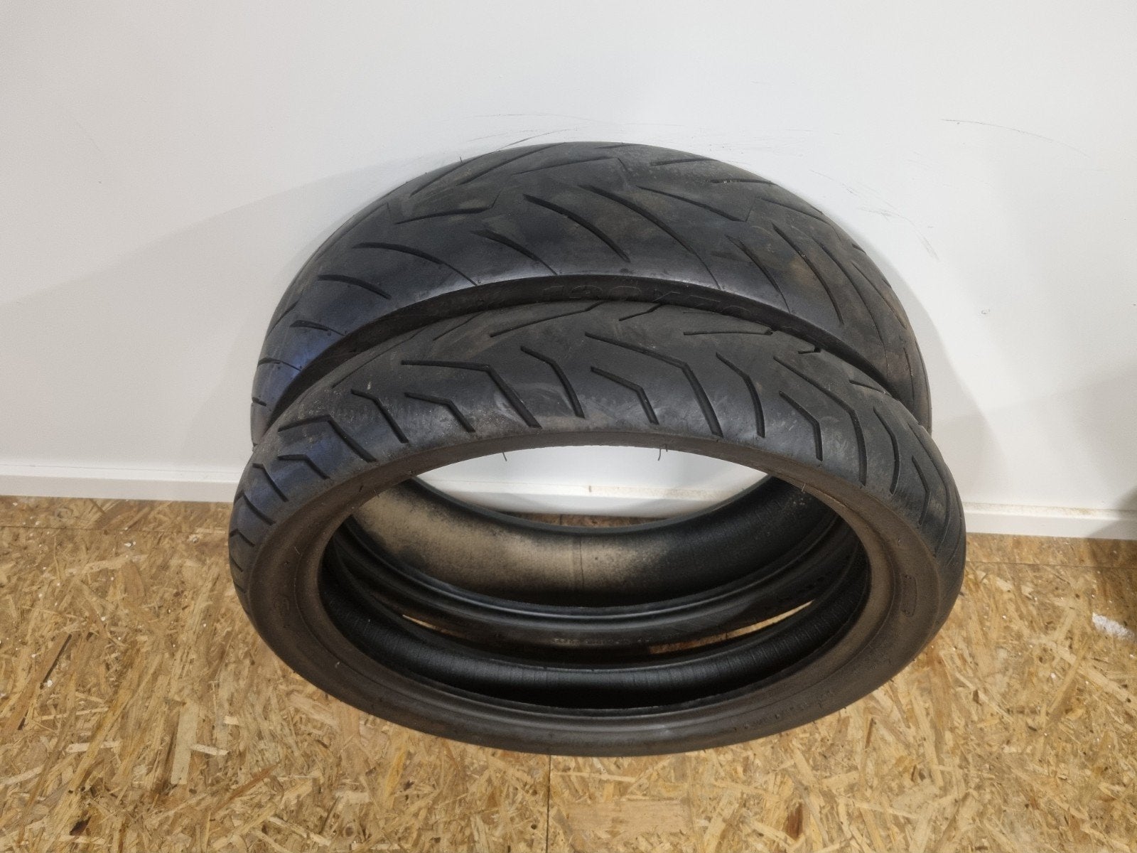 CST 100/80-17 & 130/70-17 Motorbanden Set, Ophalen of Verzenden, Gebruikt