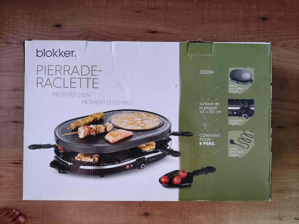 Blokker Pierrade-Raclette bbq, Ophalen