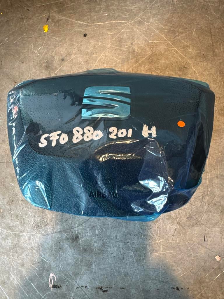 Seat Leon 5F Stuur Airbag Links 2013-2018 5F0880201H, Ophalen of Verzenden, Gebruikt, Seat