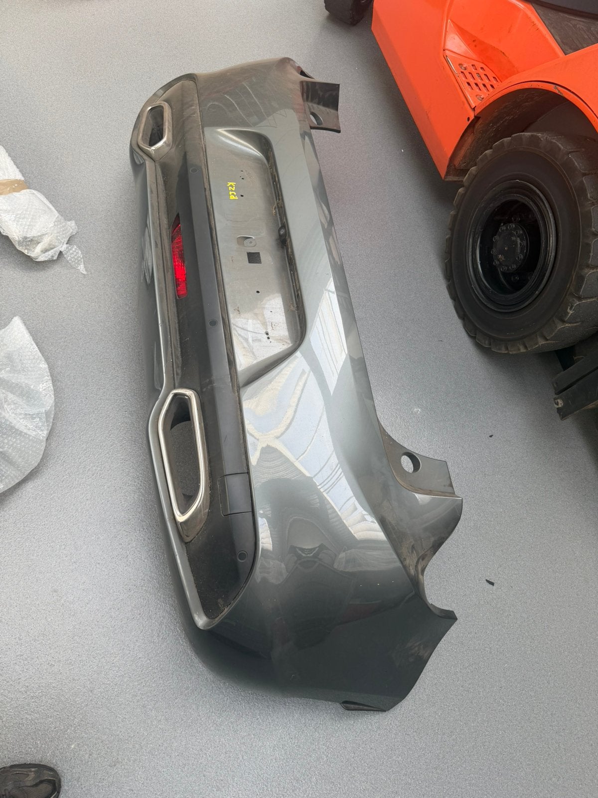Citroën DS5 achterbumper grijs 2012 KZCD, Ophalen, Gebruikt