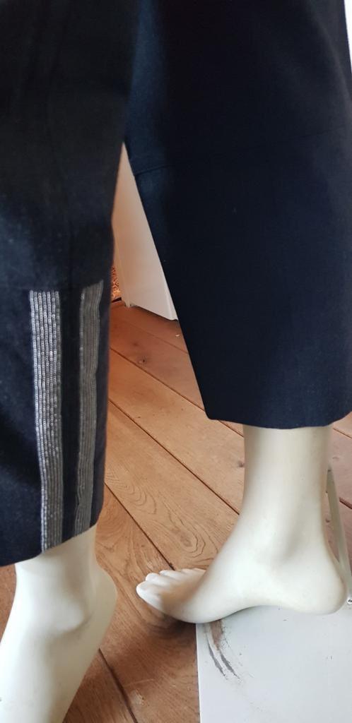 broek Via Masini Cucinelli  nw 406,- elegant stijlvol 40 42, Verzenden, Zwart, Maat 42/44 (L), Nieuw