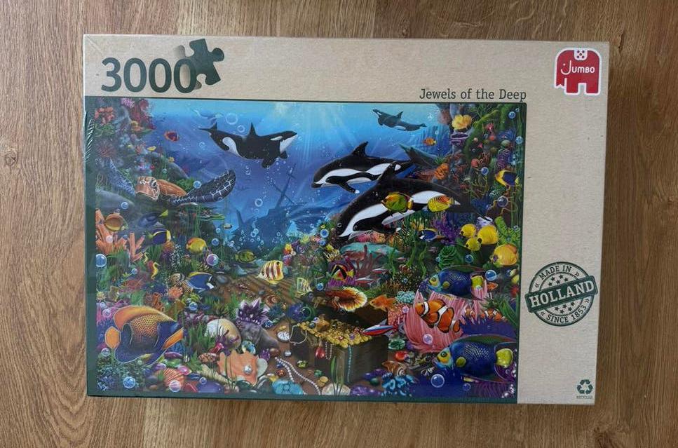 Jumbo Puzzel 3000 Stukjes - Jewels of the deep, Ophalen of Verzenden, Meer dan 1500 stukjes, Nieuw, Legpuzzel