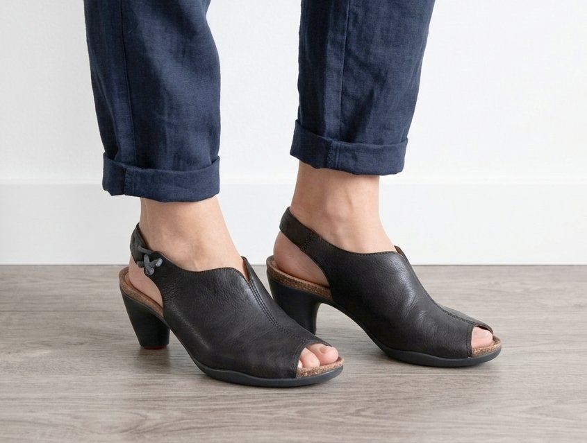 Camper - stijlvolle open schoenen - zwart - maat 40, Verzenden, Zwart, Camper, Sandalen of Muiltjes