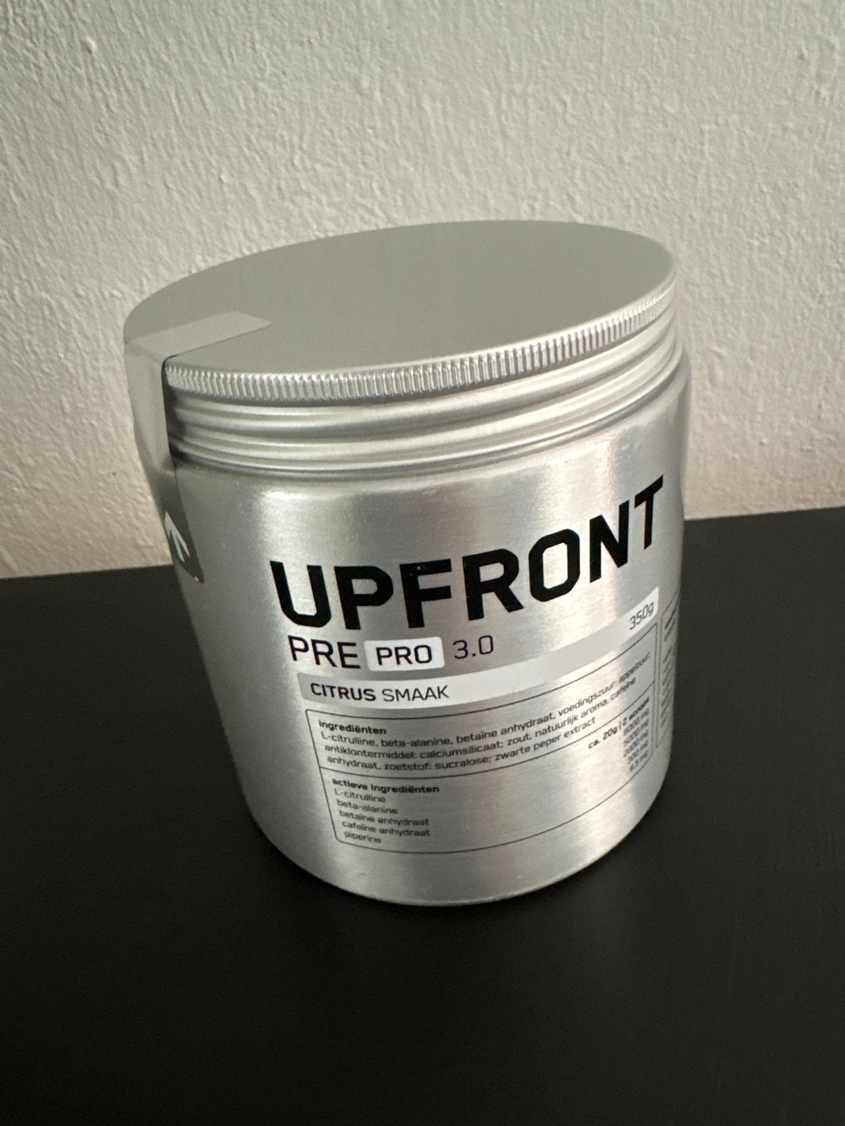 Upfront PRE PRO 3.0 Pre-workout - Citrus Smaak, Ophalen of Verzenden, Nieuw, Poeder of Drank