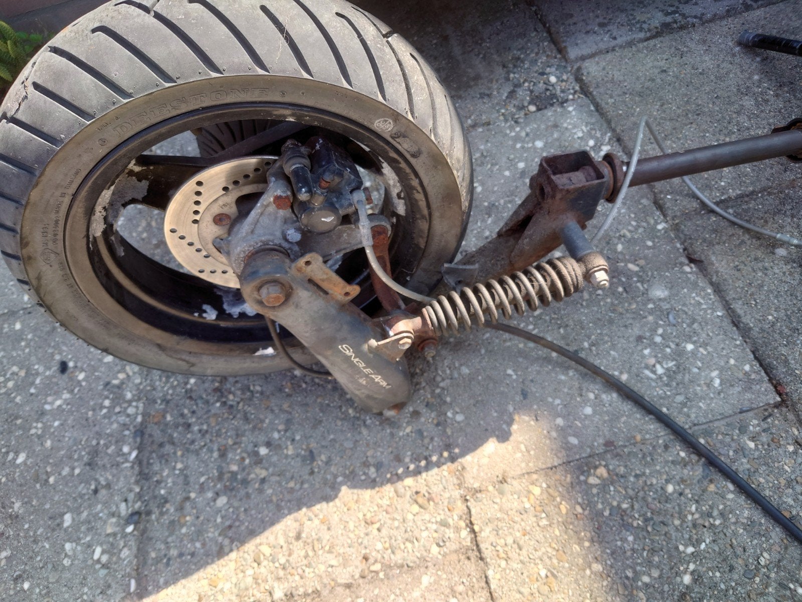 Peugeot speedfight 2 stuur,  single arm en achterwiel, Ophalen, Gebruikt, Overige typen, Peugeot